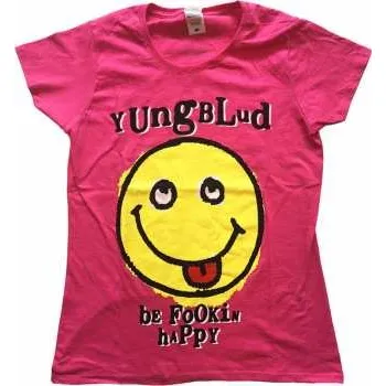 Pánské oblečení Merch Yungblud: Dámské Tričko Raver Smile M
