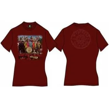 Pánské oblečení Merch The Beatles: Dámské Tričko Sgt Pepper S (202907)
