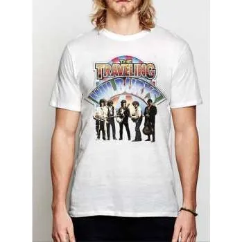 Pánské oblečení Merch Traveling Wilburys: Tričko Band Photo XL