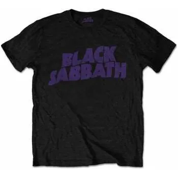 Merch Black Sabbath: Dětské Tričko Wavy Logo Black Sabbath 9-10 let (206543)