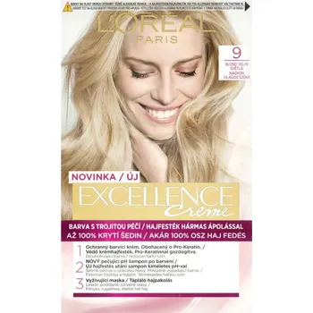 Barva na vlasy L’Oréal Paris - Excellence Creme 9 blond velmi světlá Barvy na vlasy unisex
