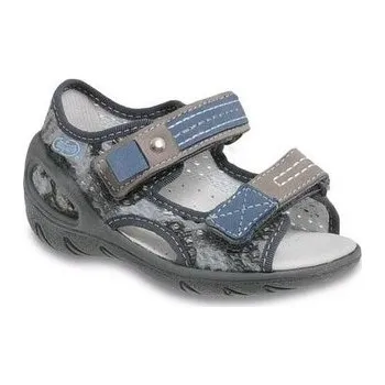 Chlapecké bačkory 065P097 21 - SUNNY chlapecké sandálky Befado šedé 065P097_21