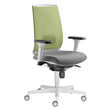 Ergonomická židle Leaf 504-SY (mechanika se spodním nastavením tuhosti, 5x blokace)