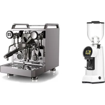 Kávovar Rocket Espresso Mozzafiato FAST V + Eureka Helios 65, white