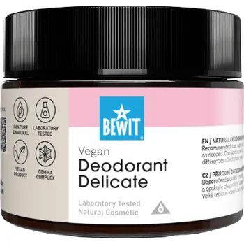 Bewit Přírodní deodorant Delicate 40 ml (Tuhý krémový deodorant)