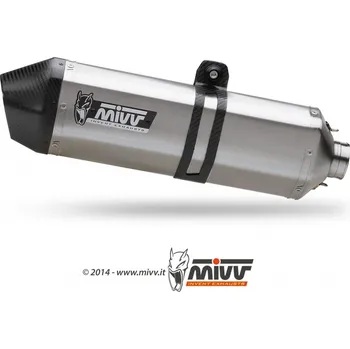 Výfuk pro motocykl Koncovka výfuku MIVV SPEED EDGE B.027.LRX Nerez / Karbonové víčko B.027.LRX