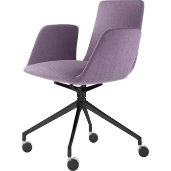 Designové křeslo HARMONY MODERN 870,F75-N1 (4-ramenný ALU kříž, černý nástřik)