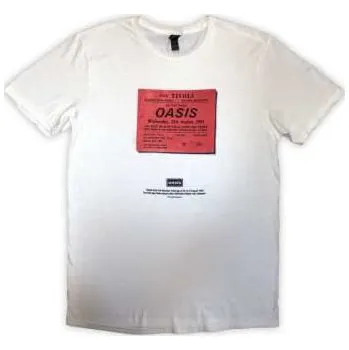 Pánské tričko Oasis: Oasis Unisex T-shirt: Definitely Maybe Ticket Stub (x-large) XL
