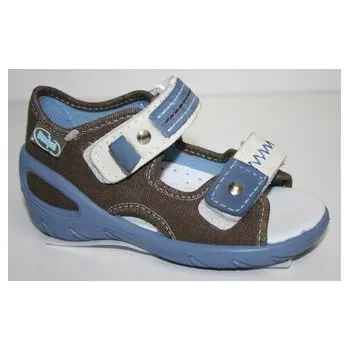 Chlapecké bačkory 065P060 20 - SUNNY chlapecké sandálky Befado hnědé 065P060_20