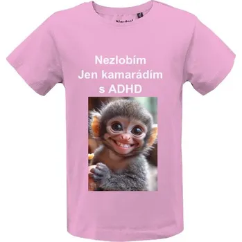 Pánská móda Tričko s potiskem ADHD s vtipem dětské