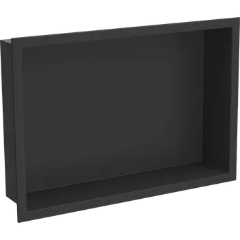 police Mexen X-Wall-R nástěnná polička s okrajem 45 x 30 cm, černá - 1970453010 Koupelnové police