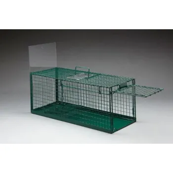 Zvířecí past Klec na odchyt koček, pozink, 98 x 31 x 34 cm