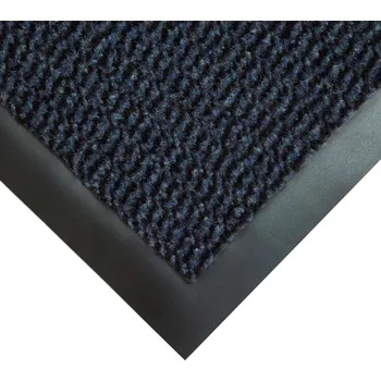 Čisticí rohož Emil, černá/modrá (120 cm&nbsp;x bm)