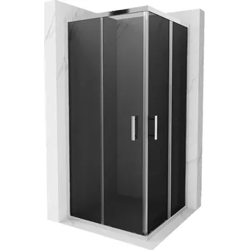 Mexen Rio čtvercový sprchový kout 90 x 90 cm, grafit, chrom - 860-090-090-01-40 Sprchové kouty