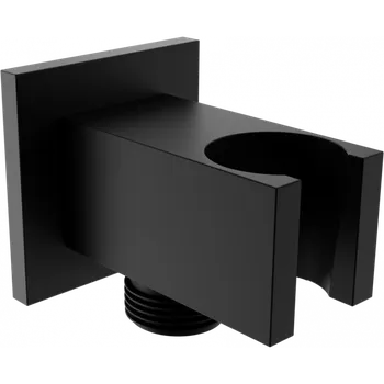 Vodovodní baterie Mexen Cube rohová přípojka, černá - 79300-70 Úhlové spoje