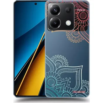 Pouzdro na mobilní telefon Picasee silikonový průhledný obal pro Xiaomi Poco X6 - Květinový vzor