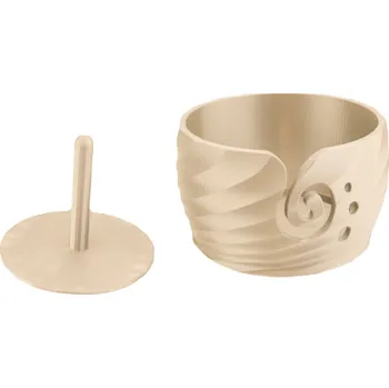 Organizér galanterie Pro Háčkování Sada miska s nástavcem OPTIK XL Caramel Champagne