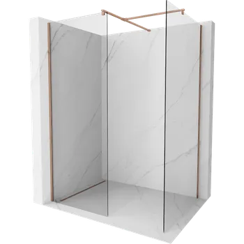 Mexen Kioto sprchová stěna Walk-in 170 x 100 cm, transparentní, růžové zlato - 800-170-202-60-00-100 Sprchové stěny