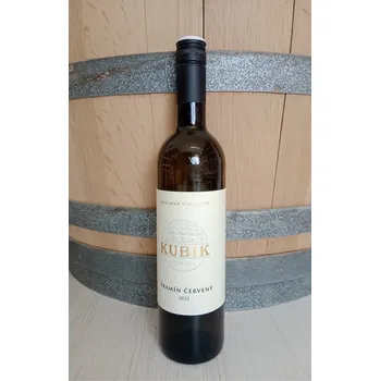Víno Kubík Tramín červený 0,75L Mor.zemské 2022