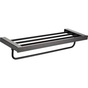 Držák na ručník Mexen Pavo police na ručník, černá - 7030420-70 Věšáky a police na ručníky