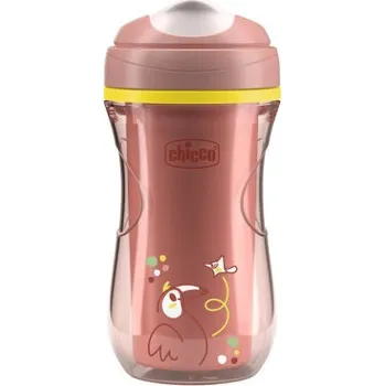 CHICCO Hrneček Active termo s tvrdým náustkem pink, 14m+