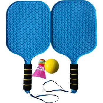 Rakety s míčkem a košíčkem ADAR SET OF RACKETS WITH BALL AND SHUTTLECOCK UNI Modrá