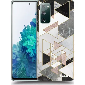 Pouzdro na mobilní telefon Picasee silikonový průhledný obal pro Samsung Galaxy S20 FE - Light geometry