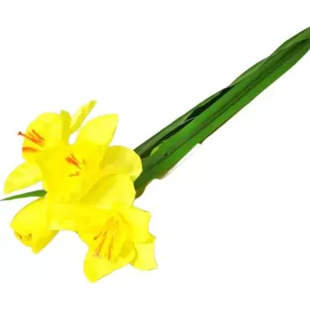 umělá květina Dekorace - Narcis 40cm žlutý