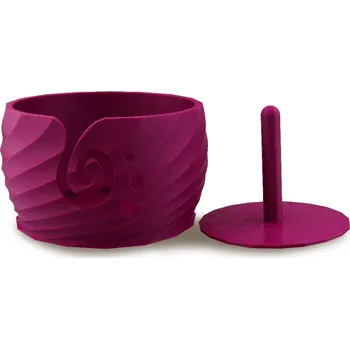 Organizér galanterie Pro Háčkování Sada miska s nástavcem OPTIK XL Purpurová