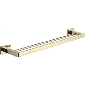 Mexen Asis dvojitý věšák na ručník, zlatý - 7017625-50 Věšáky a police na ručníky