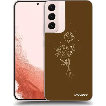 Pouzdro na mobilní telefon Picasee ULTIMATE CASE pro Samsung Galaxy S22+ 5G - Brown flowers