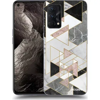 Pouzdro na mobilní telefon Picasee silikonový černý obal pro Realme GT Master Edition 5G - Light geometry