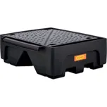 Plastová záchytná vana pro IBC kontejner, prodlužovací s PE roštem, 500 l