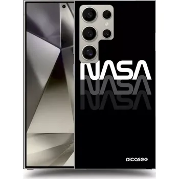 Pouzdro na mobilní telefon Picasee silikonový černý obal pro Samsung Galaxy S25 Ultra 5G - NASA Triple