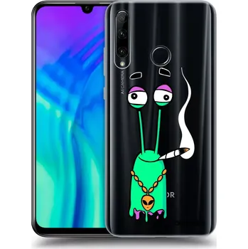 Pouzdro na mobilní telefon Picasee silikonový průhledný obal pro Honor 20 Lite - Earth - Sám doma