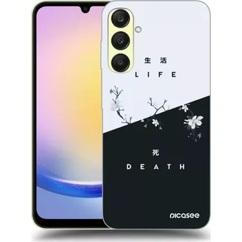 Pouzdro na mobilní telefon Picasee silikonový průhledný obal pro Samsung Galaxy A25 A256B 5G - Živý - Mrtvý