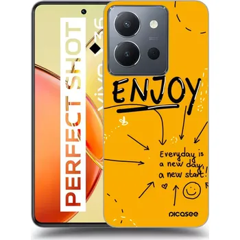 Pouzdro na mobilní telefon Picasee silikonový průhledný obal pro Vivo Y36 4G - Enjoy