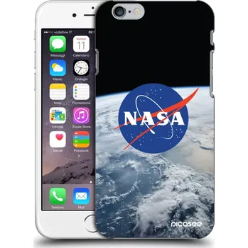 Pouzdro na mobilní telefon Picasee silikonový průhledný obal pro Apple iPhone 6/6S - Nasa Earth