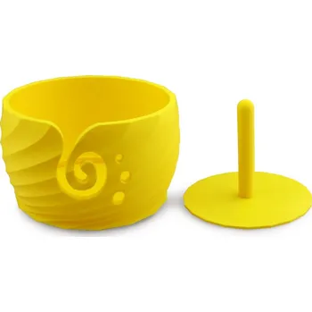 Organizér galanterie Pro Háčkování Sada miska s nástavcem OPTIK XL Žlutá