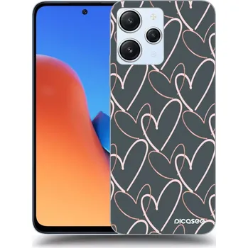Pouzdro na mobilní telefon Picasee silikonový průhledný obal pro Xiaomi Redmi 12 4G - Hodně lásky