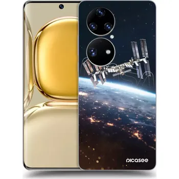 Pouzdro na mobilní telefon Picasee silikonový průhledný obal pro Huawei P50 - Station