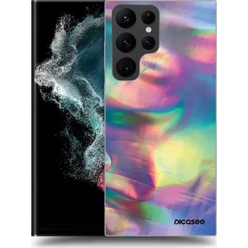 Pouzdro na mobilní telefon Picasee silikonový průhledný obal pro Samsung Galaxy S23 Ultra 5G - Holo