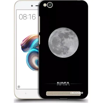 Pouzdro na mobilní telefon Picasee silikonový černý obal pro Xiaomi Redmi 5A - Moon Minimal