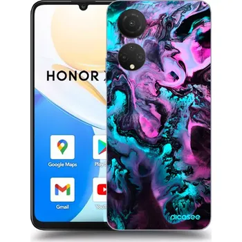 Pouzdro na mobilní telefon Picasee silikonový průhledný obal pro Honor X7 - Lean