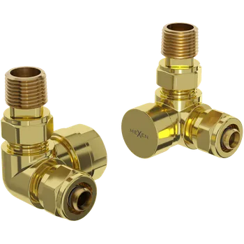 Ventil Mexen Uni-Term osy topné ventily, zlaté - W903-000-50 radiátorové ventily
