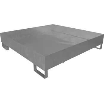 jímka Lakovaná kovová jímka pod čtyři sudy bez roštu