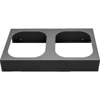 Odpadkový koš Kovový stojan SORT BIN na 2 koše 45 l