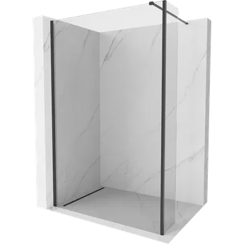 Mexen Kioto sprchová stěna Walk-in 125 x 40 cm, transparentní, černá - 800-125-212-70-00-040 Sprchové stěny