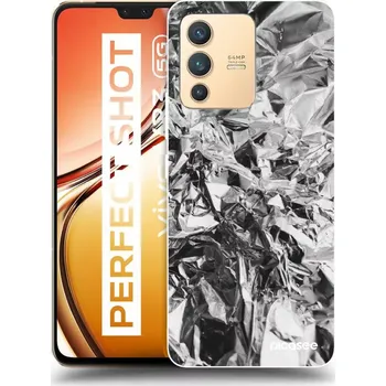 Pouzdro na mobilní telefon Picasee silikonový černý obal pro Vivo V23 5G - Chrome