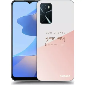 Pouzdro na mobilní telefon Picasee silikonový černý obal pro OPPO A16s - Vytvoř si svou vlastní příležitost